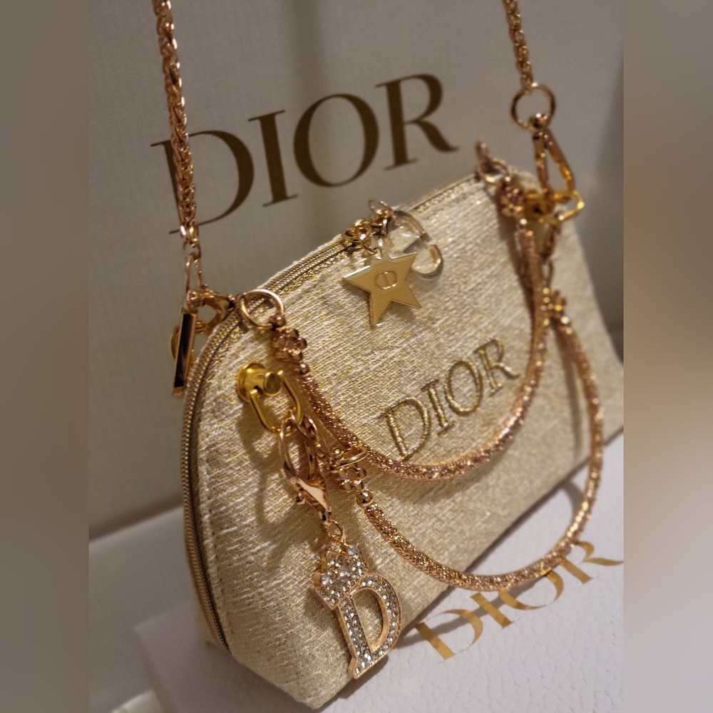 Dior Shimmering Gold Pouch - Picture 7 of 7